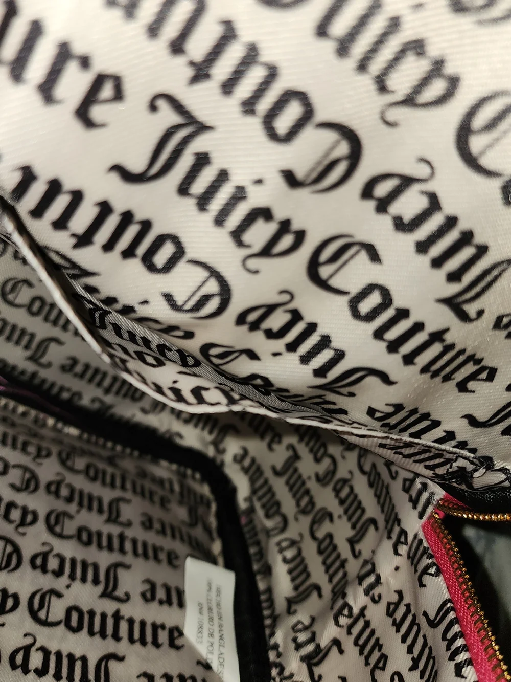 NWT Juicy Couture Pink JC Embossed and Embellished Mini Backpack